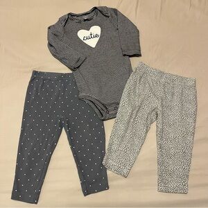 Carter’s Pants Onesie Bundle Cotton